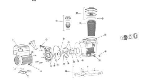 Power Defender 350 Variable Speed Pump Parts and Accessories