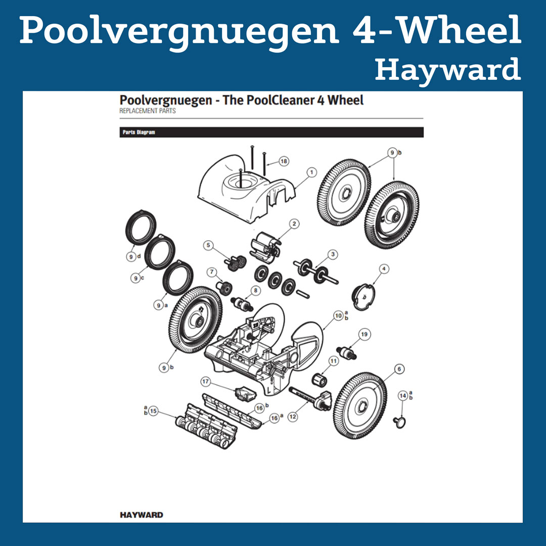 Parts List for Cleaner Parts List: Poolvergnuegen 4-Wheel