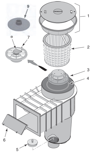 Parts List for Parts List: Pentair U-3 SKIMMER - Equalizer Line