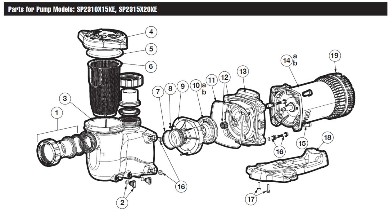 Parts List for Parts List: MaxFlo XE