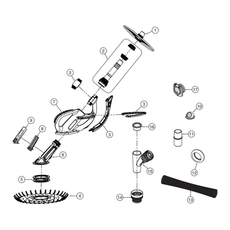 Parts Diagram for Pentair KK Krusier