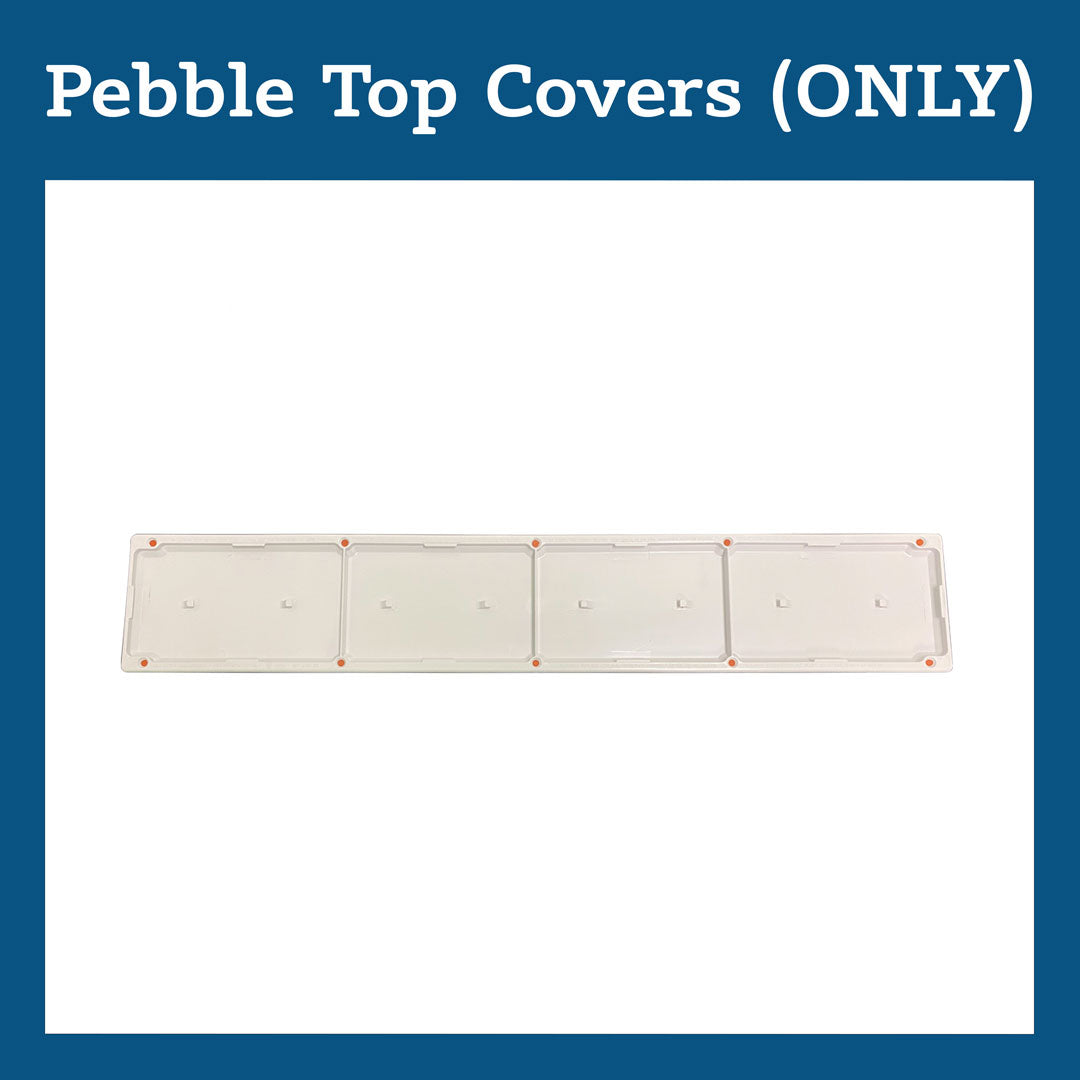 Channel Drain Pebble Top Covers ONLY