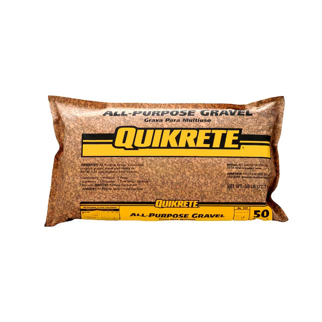 QUIKRETE® 50 lb All-Purpose Gravel | Concrete/Drainage | QKC-37-2129