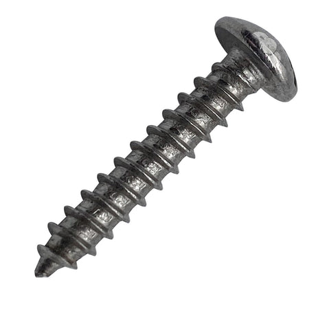 Metal knob and pawl assembly screw with threaded shaft and rounded head