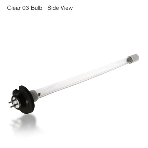 Paramount Clear O3 replacement lamp, showing glass tube and electrical connector.