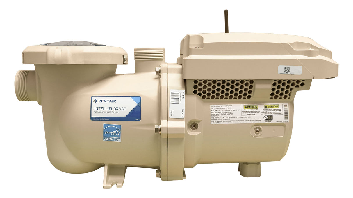 Pentair IntelliFlo3 VSF Pump 1.5 HP With Relay (I/O) Board | 011066