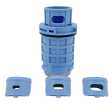 Blue Square Q360 Pop Up Head with Nozzles (Blue) | 011420BL