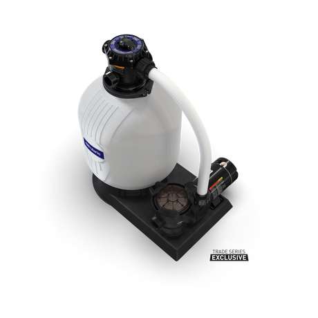 Polaris 19" Prestige Above Ground Sand Filter with Forza 100 Pump | PAGX19SF100