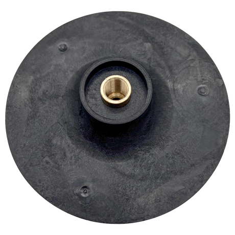 Replacement pool pump impeller with brass threaded insert