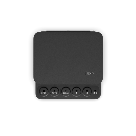 Jandy Speedset variable-speed pump controller with stop, auto, clean, and preset buttons