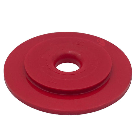 Red UWF restrictor disk for Polaris pressure cleaner