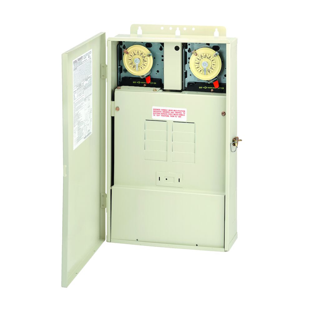 Intermatic 100A Load Center with 300W Transformer and T104M & T106M Mechanisms | T40604RT3