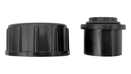 Black plastic 25mm Multicyclone 50 half union fitting set