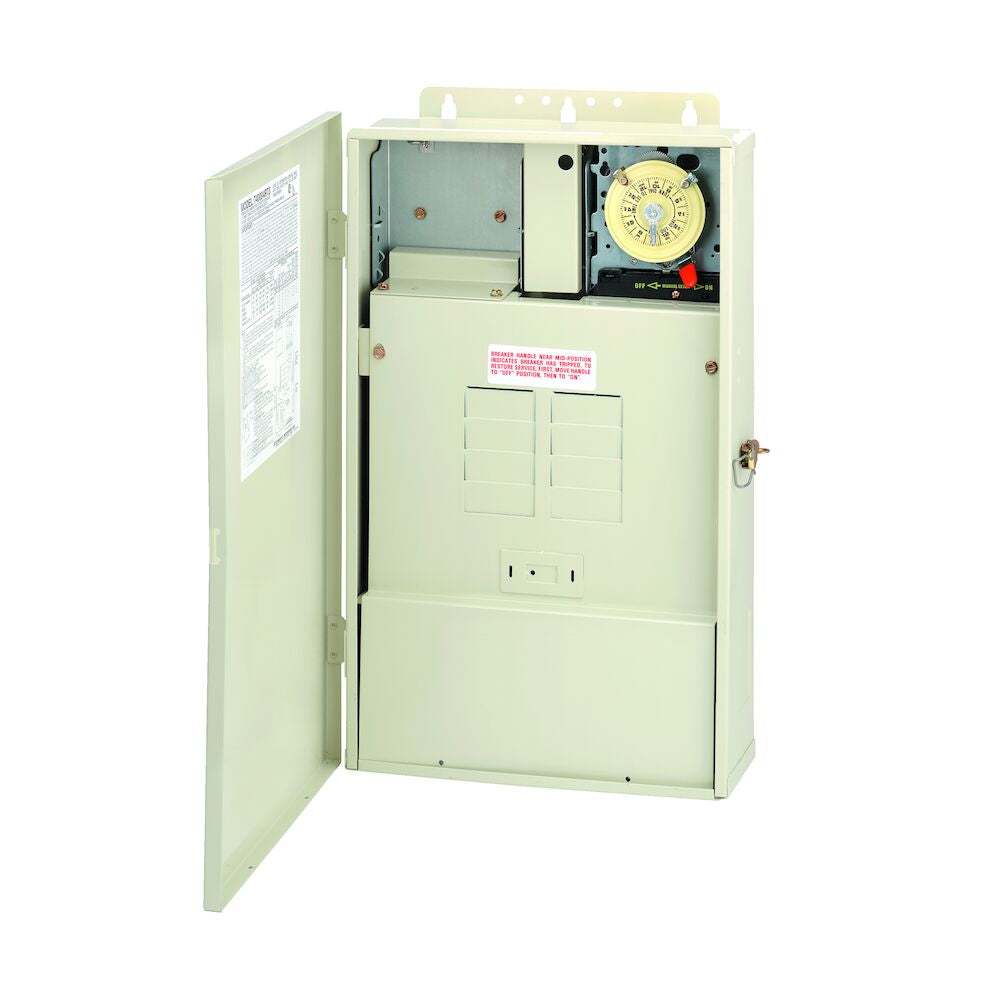 Intermatic 100A Load Center with 300W Transformer and T104M Mechanism | T40004RT3