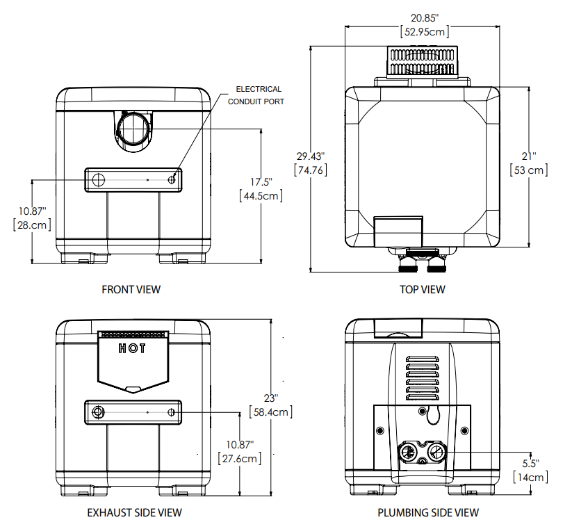 Pentair MasterTemp 125 High Performance Pool and Spa Heaters 125NA diagram