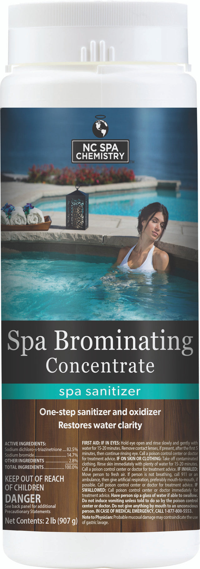Natural Chemistry Spa Brominating Concentrate 2 lb One-Step Sanitizer | 14224NCM