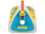 Oreq Stinger Triangle Shaped Brush Vacuum with Swivel Handle