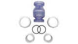 1-1/2" IPS PVC Clear True Union Spring Check Valve (Socket) | 1700C15