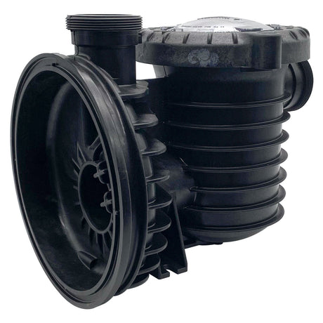 IntelliPro VS pump tank body assembly, black plastic replacement housing with threaded ports