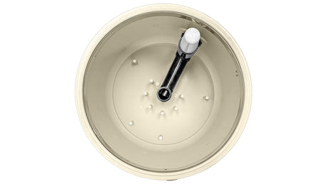 Pentair almond bottom tank assembly for Clean & Clear Plus and Quad DE filters, with internal manifold and central outlet