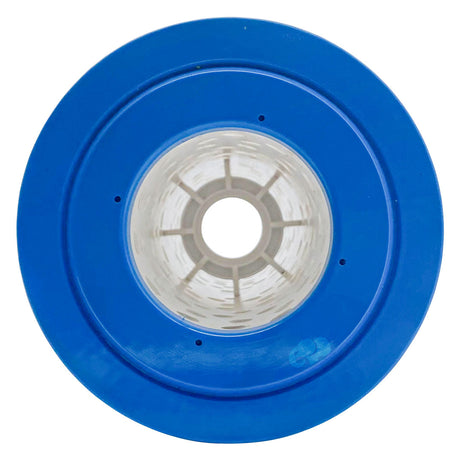 Pentair EasyClean EC60 blue cartridge filter element end cap view
