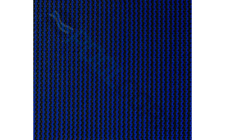 A close-up of a dark blue textured fabric with a fine vertical ribbed pattern.