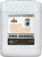 A 5-gallon white plastic tub of Natural Chemistry Phos Remove Pro Series maximum phosphate removal liquid, featuring a white label with orange and black text.