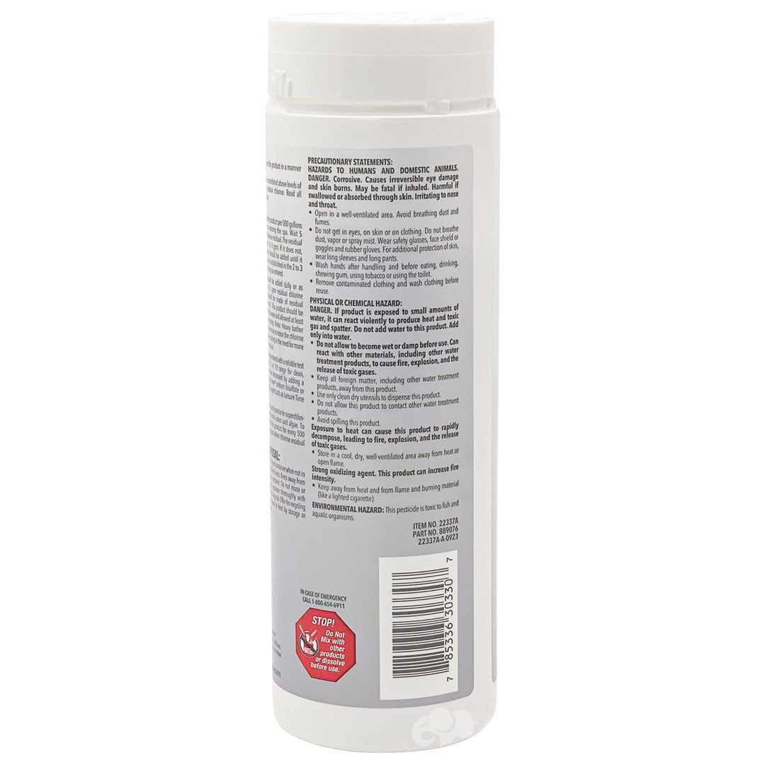 Leisure Time Spa 56 Chlorinating Granules | 22337A | Fast-Dissolving Sanitizer for Spas