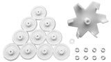 Top Feed Gear Kit for 5 & 6 Port Water Valves - Pentair In-Floor(A&A) | 230054
