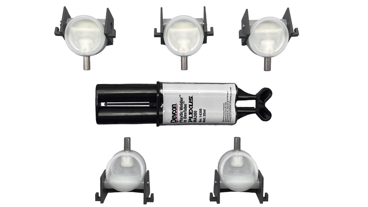 Top Feed Complete 5 Port T-Valve Retro-Fit Rebuild Gear Kit - Pentair In-Floor(A&A) | 230067