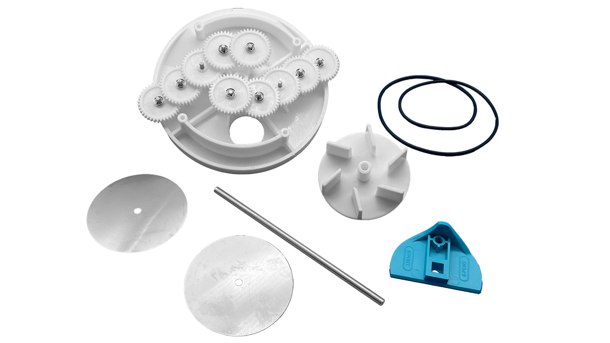 2" Low Profile Complete 6 Port T-Valve Rebuild Gear Kit - Pentair In-Floor(A&A) || 230069