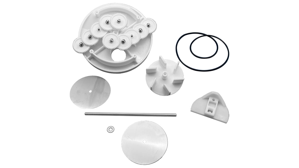 1.5" Low Profile Complete 6 Port T-Valve Rebuild Gear Kit - Pentair In-Floor(A&A) | 230148