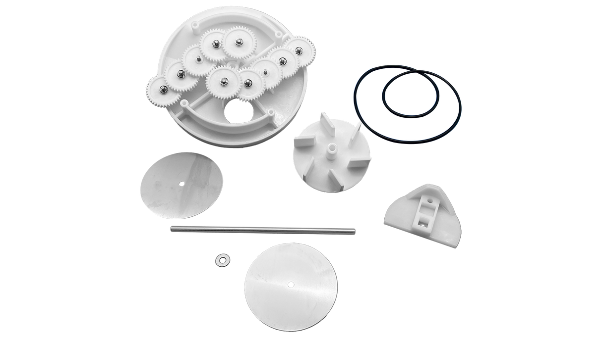 1.5" Low Profile Complete 6 Port T-Valve Rebuild Gear Kit - Pentair In-Floor(A&A) | 230148