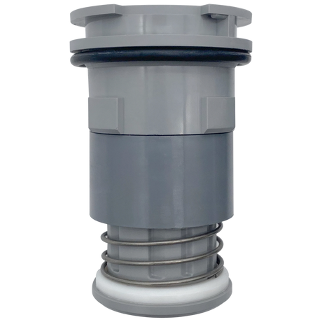 Light gray Pentair G4 adjustable flow pop-up head with spring assembly and O-ring seal