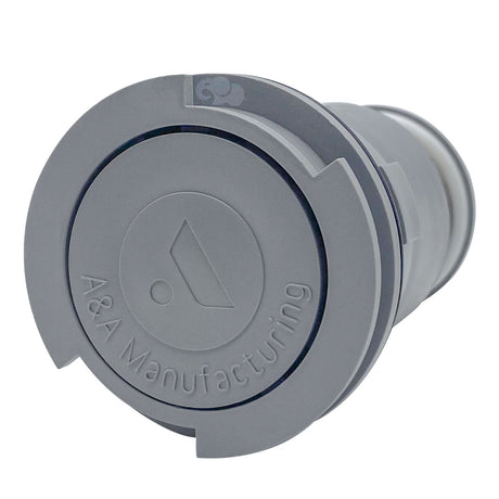 Light gray Pentair G4 adjustable flow pop-up head sprinkler nozzle, front view