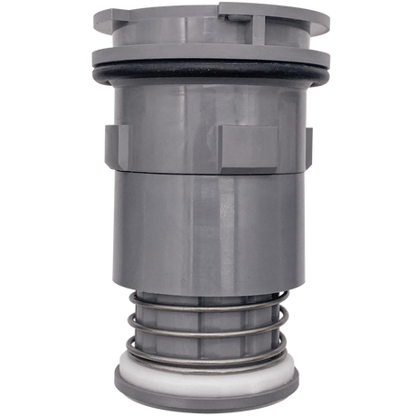 Gray Pentair G4 adjustable flow pop-up sprinkler head with threaded base and seal ring