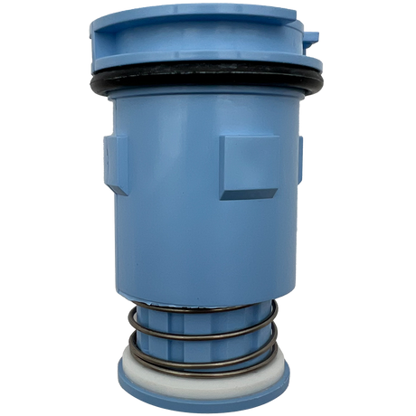 Blue Pentair G4 adjustable flow pop-up head with black O-ring and spring base