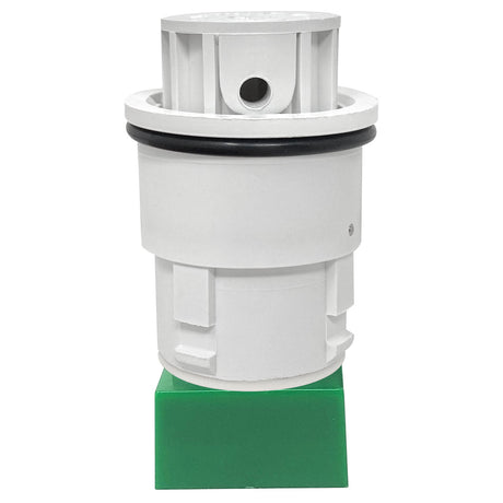 White low flow pop-up head with black O-ring for Pentair in-floor cleaning system