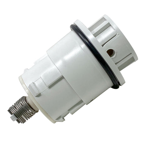 White low flow pop-up head with spring assembly and black O-ring for Pentair in-floor system