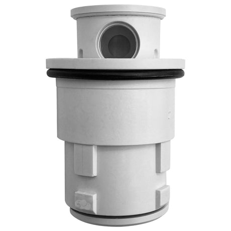 White adjustable flow pop-up head for Pentair in-floor pool cleaning system