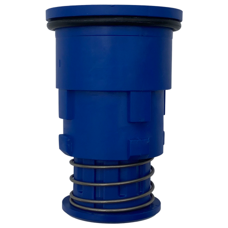 Pentair Gamma Series 2 adjustable flow pop-up head in dark blue with spring base