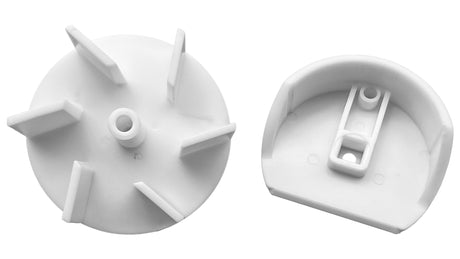 White plastic valve gear kit components for Pentair A&A low profile T-valve rebuild kit