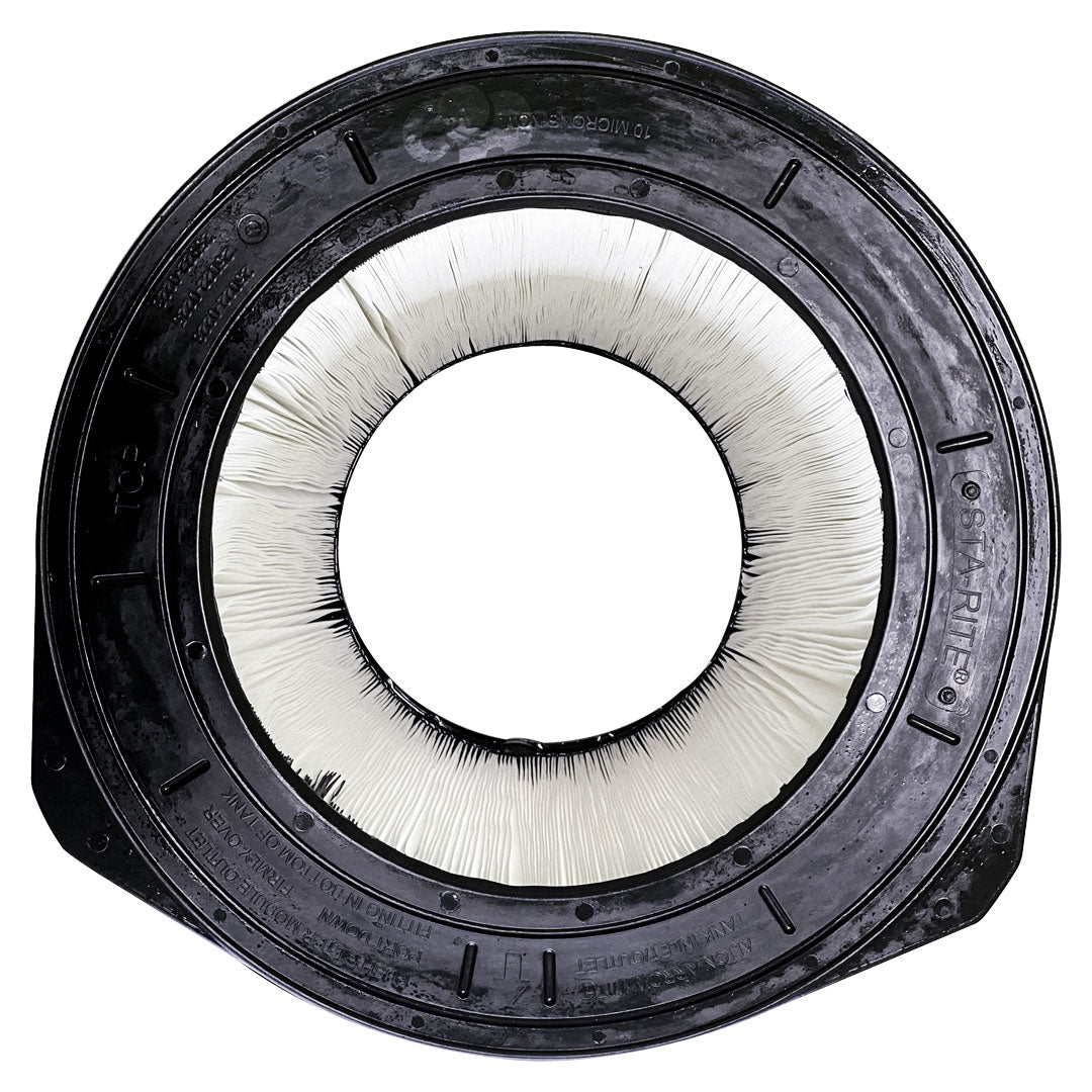 Pentair outer cartridge filter for 600 sq. ft. Shasta pool filter, black and white