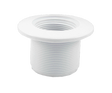 2" MPT White Wall Return Fitting with 1.5" Socket - manufacturer product image