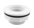 Vinyl Pool In/Out Fitting(1.5in FIP) White - manufacturer product image