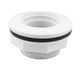 Vinyl Pool In/Out Fitting(1.5in FIP) White - manufacturer product image