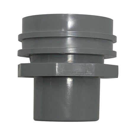 Grey flush mount return fitting with flanged cylindrical design