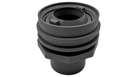 Gray 3/4-inch flush mount return fitting for pool plumbing