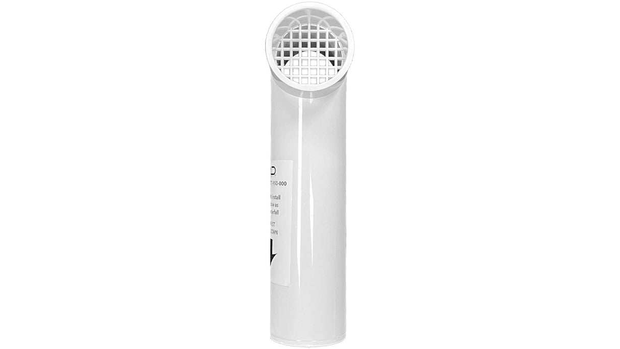 CMP Natural Wonders® 36" White Waterfall – Back Port Design with 6" Extended Lip | 25577-330-000