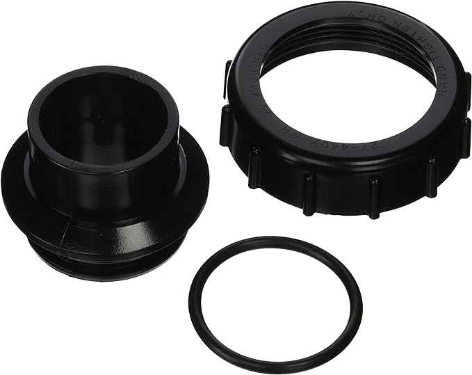 Pentair 1.5" x 2" Clean and Clear Plus Black Valve Adapter Kit || 270004